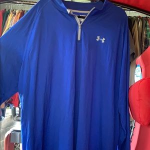 Long sleeve T-shirt under armor half zip
